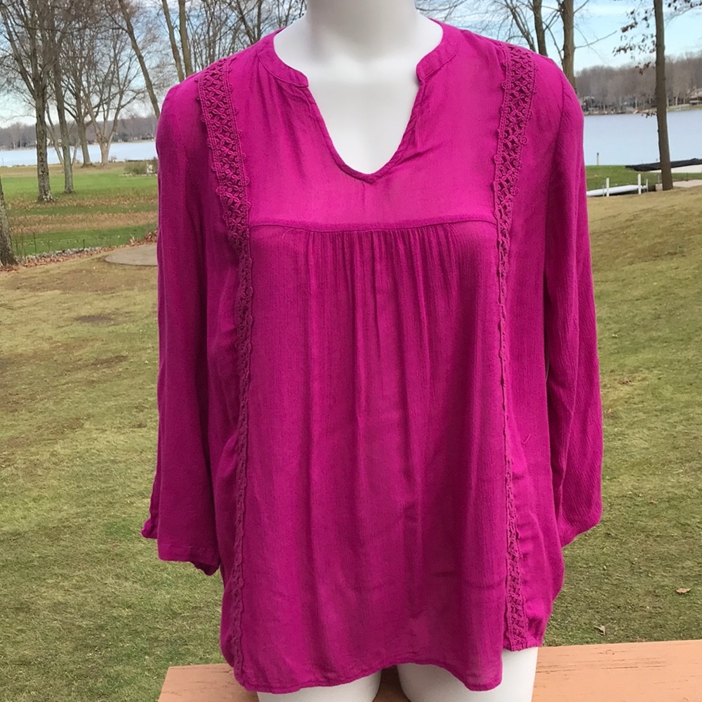 NWT St John’s Bay blouse M